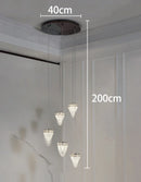 Axyaa Crystal Chandeliers: Modern Indoor LED Ceiling Lighting