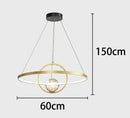 Axyaa LED Chandeliers for Modern Living Room Indoor Lighting