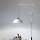 Axyaa Long Arm Adjustable Pendant Light for Kitchen Island Dining Room Bedroom Indoor Fixture