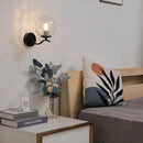 Axyaa Nordic Glass Wall Lamp Modern Minimalist Living Bedroom Light