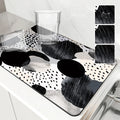 Axyaa Polka-dot Block Kitchen Drying Mat