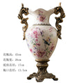 Axyaa European Style Ceramic Vase Ornament Creative Crafts Home Decor