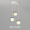 Axyaa Panda Chandelier, 3-Head Long Design for Restaurants, Bars, and Dining Tables
