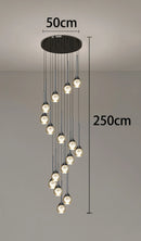 Axyaa LED Chandeliers Hanging Light Modern Pendant Lamps for Living and Dining Room