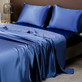 Axyaa Satin Silky Sheets Set, Flat, Fitted Sheet & Pillowcase - US Size
