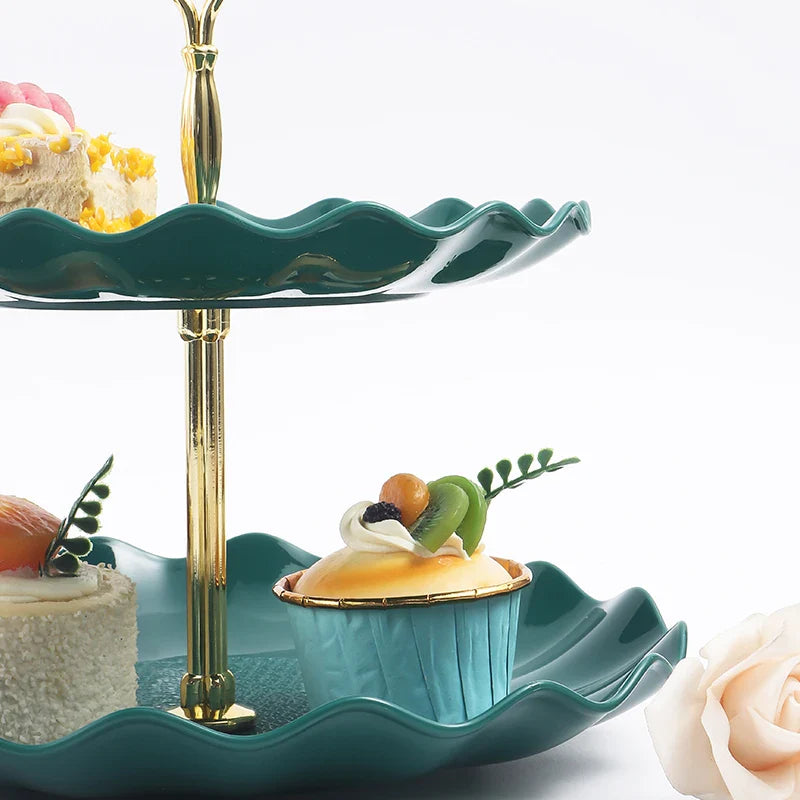 Axyaa Cake Candy Stand Round Wedding Party Display Tray