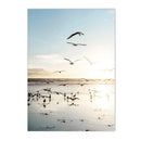 Axyaa Beach Cabin Van Surf Canvas Wall Art Summer Ocean Decor