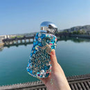 Axyaa Shiny Diamond Stainless Steel Thermal Water Bottle Vacuum Flask Insulation Cup