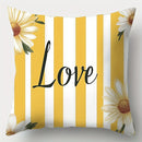 Axyaa Contemporary Sofa Pillow Covers, 17.7in, Polyester, Zipper Closure