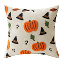 Axyaa Halloween Embroidery Pillowcase Set