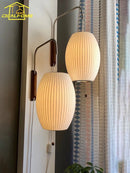 Axyaa Silk Wall Lamp LED E27 Minimalist Design Bedroom Study Aisle Decor