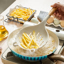 Axyaa Silicone Non-Stick Colander Spoon Strainer Skimmer Mesh Oil Filter Kitchen Tool
