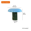 Axyaa Green Orange Table Lamp: Designer Luxury Desk Light for Bedside Decoration