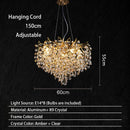Axyaa Maple Leaf Pendant Light: Modern Minimalist Luxury for Living Room