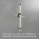 Axyaa Nordic Line LED Wall Lamp for Living Room & Study, Modern Minimalist Indoor Lighting