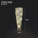 Axyaa Crystal Wall Lamp Bedroom Staircase Indoor Lighting Modern Home Decor