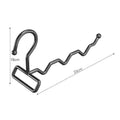 Axyaa Stainless Steel Clothes Hanger Organizer, Travel Drying Rack & Clothing Hooks