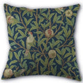 Axyaa Peach Leather Velvet Pillow Case Set - William Morris Design