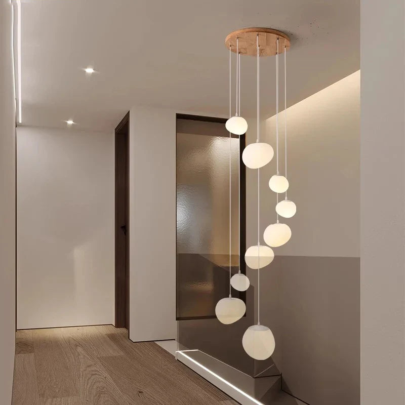 Nordic Dining Room Pendant Light by Axyaa: Indoor Ceiling Chandelier for Living Room