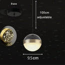 Axyaa Nordic Light Luxury Acrylic LED Chandelier for Home and Events