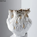 Axyaa Flower Bud Vase Table Decoration Irregular Crafts Room Decor Aesthetic Piece