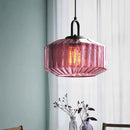 Axyaa Glass LED Pendant Chandelier for Modern Minimalist Home Decor Lighting