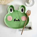 Axyaa Rabbit Plate for Kids - Cute Animal Design - Durable Baby Plate