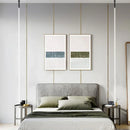 Axyaa Skyline LED Wall Sconce: Modern Black & White Linear Bar Strip Light