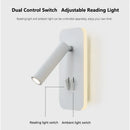 Axyaa USB Wall Wash LED Bed Light with Adjustable Spotlight