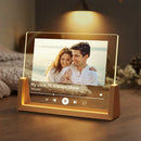 Axyaa Custom Portrait Music Night Light with Song - Romantic Anniversary Gift