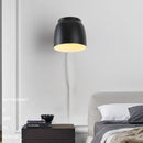 Adjustable Indoor Wall Lamp with E14 Light Source Plug Switch by Axyaa