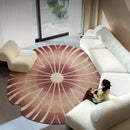 Axyaa Nordic Style Round Lounge Rug for Home, Soft Fluffy Carpet, Thicken Floor Mat