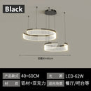 Axyaa Minimalist Circular Chandelier Pendant Lamp for Minimalist Living and Dining Rooms