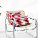 Axyaa Red Striped Cushion Cover for Home Decor - 1pc