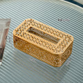 Luxury Golden Tissue Box: Axyaa Nordic Style Creative Home Decor