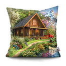 Axyaa Rustic Landscape Print Pillowcase