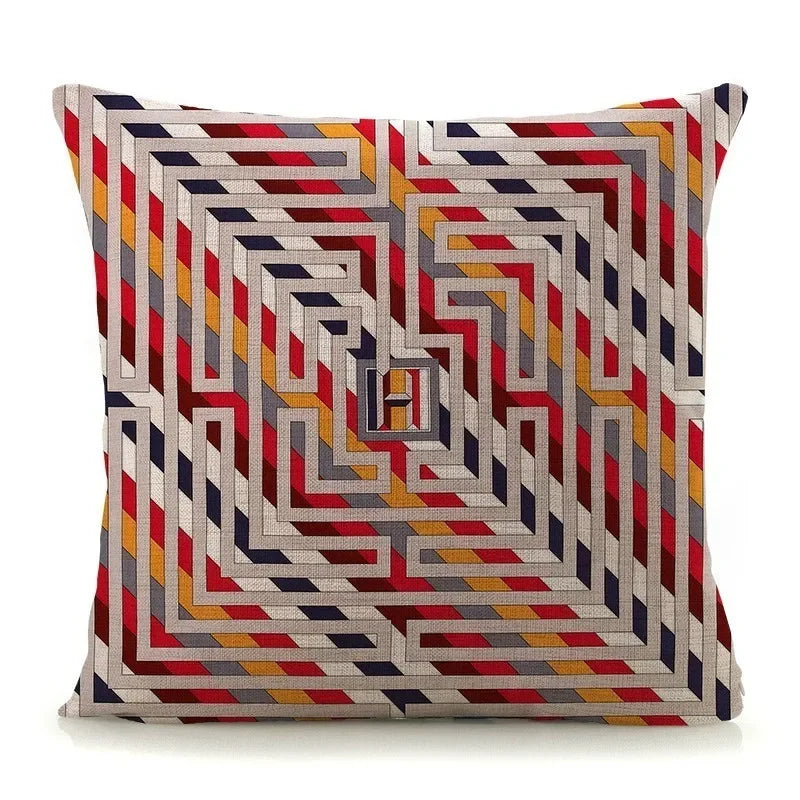 Luxury Abstract Art Pattern Pillow Cover by Axyaa - 45x45cm