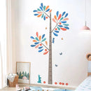 Nordic Kids Height Wall Stickers by Axyaa - Cute Cartoon Measuring Instrument for Bedroom