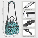 Axyaa Orca Insulated Lunch Bag: Cute Cartoon Animal Bento Tote for School & Office