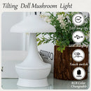 Axyaa Mushroom RGB LED Table Lamp Dimming Night Light