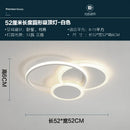 Axyaa LED Ceiling Light Fixture with Remote Control, Modern Metal Acrylic Design