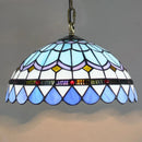 Axyaa French Glass Retro Restaurant Lamp - Japanese Bar Tea Room Pendant