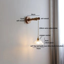 Axyaa Nordic LED Wall Lamp with Flower Shade & Switch, White Ceramic Glass Interior Decor