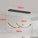 Axyaa LED Crystal Chandelier Ceiling Lamp for Living Room Lighting