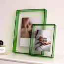 Acrylic Photo Frame Display Stand Wall Table Decor Axyaa
