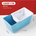 Axyaa Double Layered Fruit Tray Drainage Basket Melon Seed Box Storage Tray