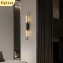 Axyaa Glass Wall Lamp: Nordic Industrial Style LED Lighting for Living Room & Bedroom