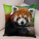Axyaa Red Panda Print Pillowcase for Cute Wildlife Home Decor