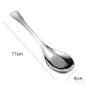 Axyaa Fish Tail Handle Soup Spoon Stainless Steel Ladle for Kitchen Cooking