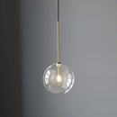 Axya Clear Glass Ball Pendant Chandelier for Dining Room and Bedroom
